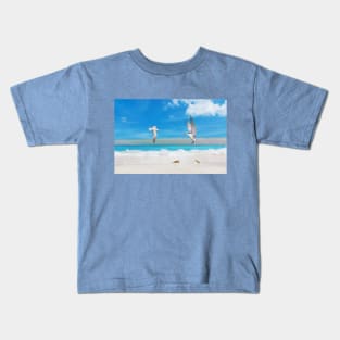 Royal Terns and Sandpipers Kids T-Shirt